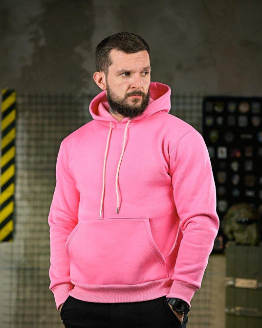 Милитари худи на флисе GENESIS girl pink ПП8071 Одесса - изображение 3