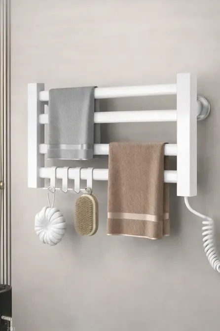 Электрический настенный полотенцесушитель GN-7401-W Коломия - фото 1