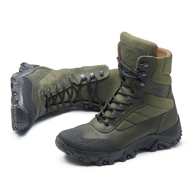 Справжні чоловічі тактичні берці, вологостійкі, водонепронекні колір хакі.Б-6 45 (30) Харків - фото 4