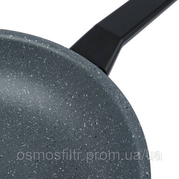 Сковорода Axentia Blackline Ø 20 см алюмінієва антипригарне покриття PTFE soft-touch ручка (135637) Киев - изображение 4