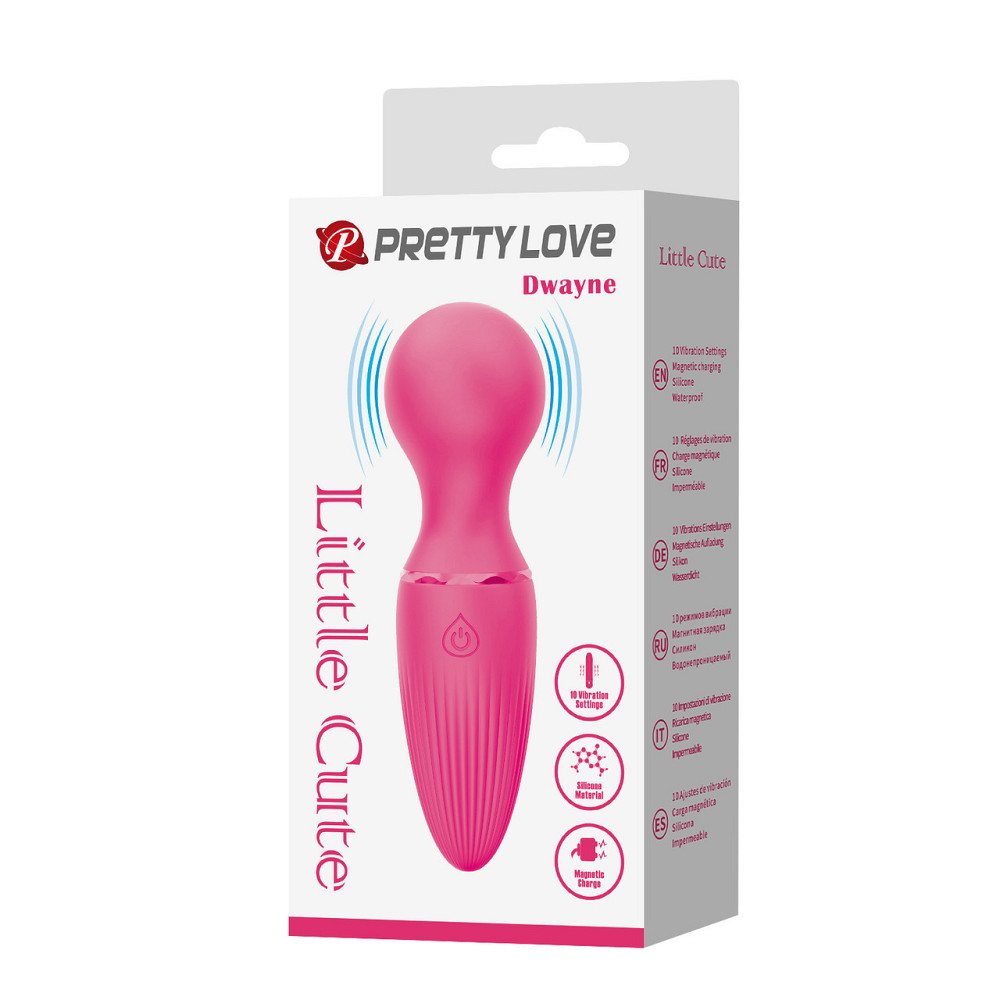 Вибратор для клитора Pretty Love Dwayne мини-микрофон, розовый, 12 х 3.7 см Sex Aura Киев - изображение 10