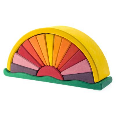 Конструктор Nic деревянный Восход желтый (NIC523320) Винница - изображение 2