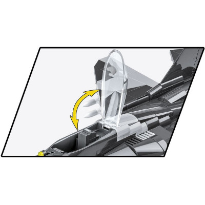 Конструктор Cobi Літак МіГ-29 (UA/PL) Fulcrum, 550 деталей (COBI-5840) Вінниця - фото 4