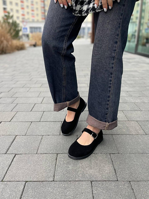 MOD GAR Лофери жіночі MOD GAR 9764 чорні (весна-осінь, замша натуральна) (5807) Коломыя - изображение 8