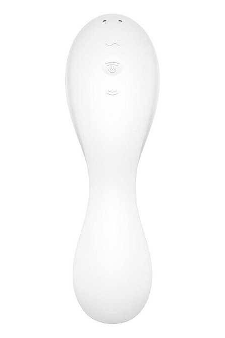 Вакуумный смарт-стимулятор с вибрацией Satisfyer Curvy Trinity 5 (White), управление со смартфона Sex Aura Киев - изображение 5