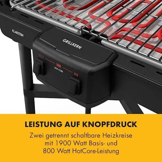 Электрический гриль Klarstein Grill core 1900 + 800 Вт двойной нагревательный элемент Германия Ровно - изображение 9