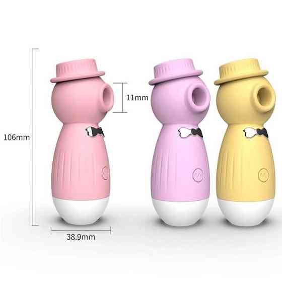 Кліторальний вакуумний вібратор в капелюшку Wo-sex Lilo USB - Рожевий Вінниця