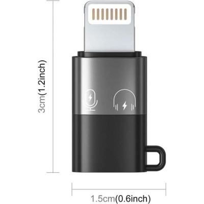 Переходник USB-C F to Lightning M charger-audio XoKo (AC-029) Винница - изображение 2