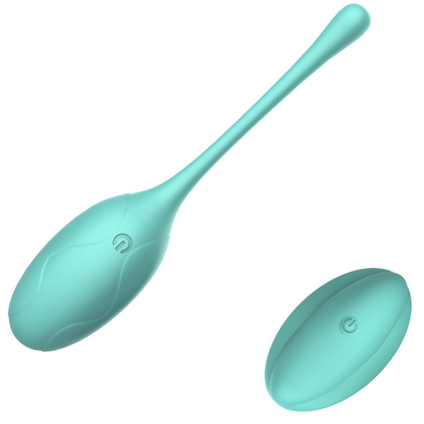 Виброяйцо Turquoise Pleasure 10 режимов вибрации цвет бирюзовый Sex Aura Киев - изображение 1