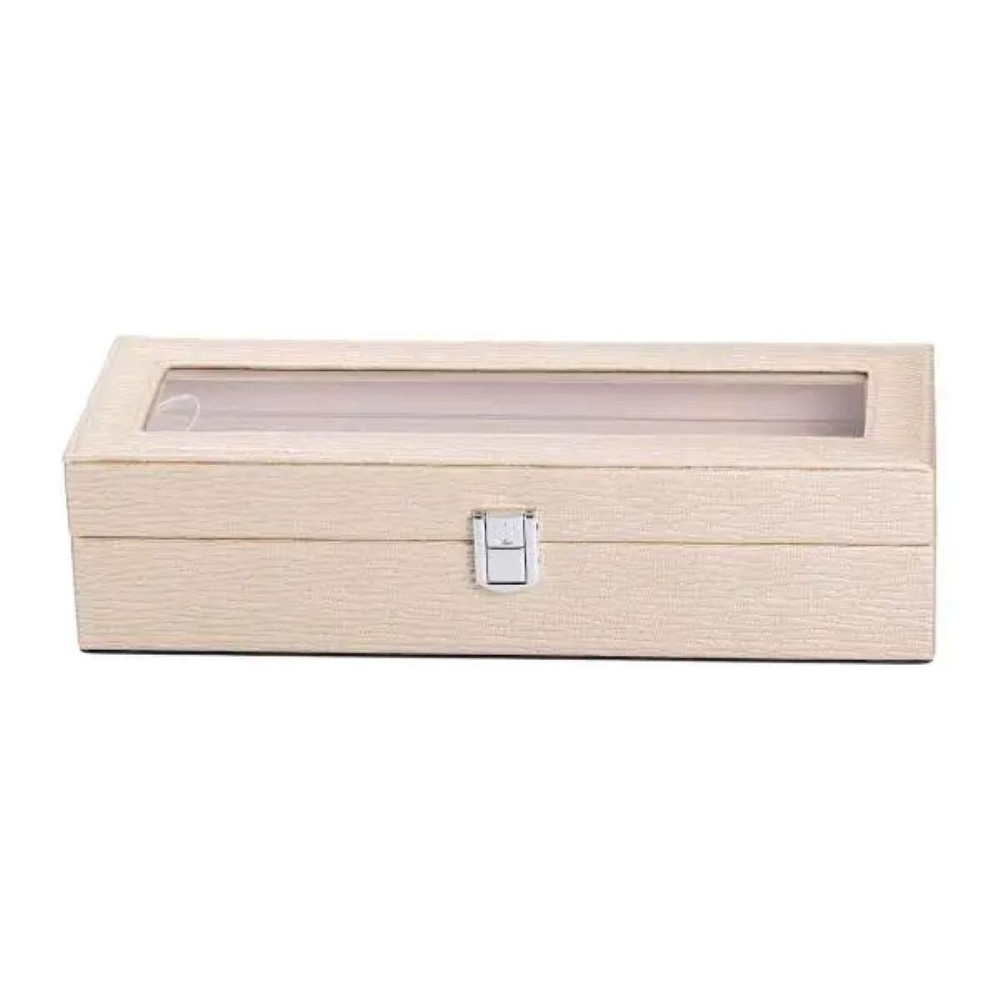 Шкатулка для украшений из эко кожи 31×11×8 см органайзер для ювелирных изделий HP-5-5BE Киев - изображение 6