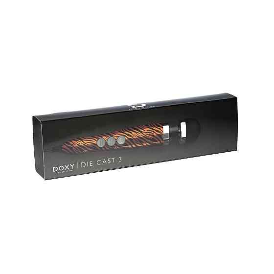 Вібромасажер DOXY Die Cast 3 TIGER, дуже потужний, живлення 220В, металевий корпус Sex Aura Київ