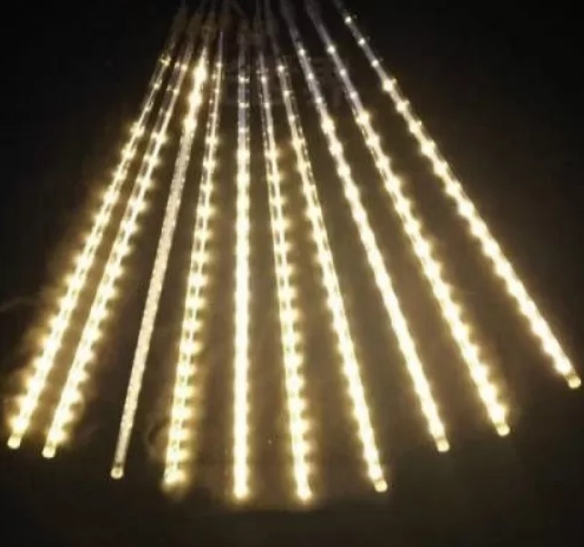 Гірлянда світлодіодні бурульки 8 шт. 50 см (прозорий шнур) біла Вінниця - фото 2