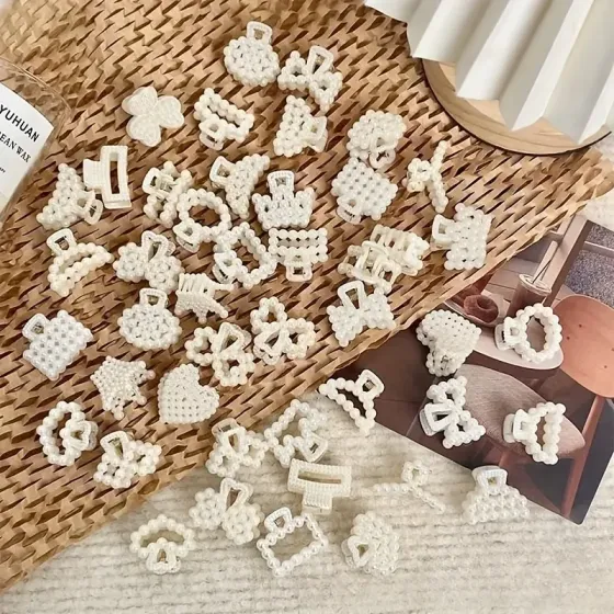 Набор мини-крабиков с жемчужинами 10 шт Киев