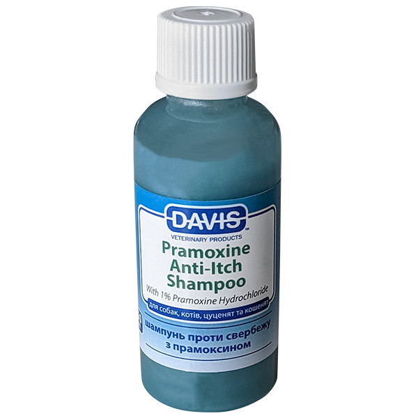 Davis Pramoxine Anti-Itch Shampoo ДЕВІС ПРАМОКСИН дерматокосметичний шампунь від свербежу з 1% прамоксину гідрохлоридом для собак і котів Київ - фото 1
