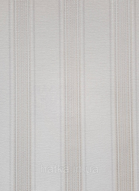 Шпалери вінілові на флізеліні AdaWall Seyyah 1.06х10 смуги широкі структурні білі сріблясті Київ - фото 1