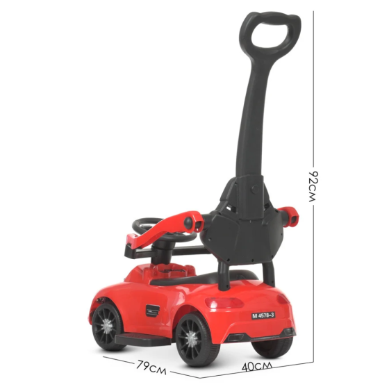 Каталка-толокар Bambi Racer M 4578-3 Красный музыкальный Винница