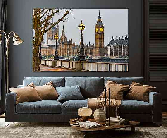 Картина холст в гостиную / спальню   Лондон   MLP_221 40x80 см Киев