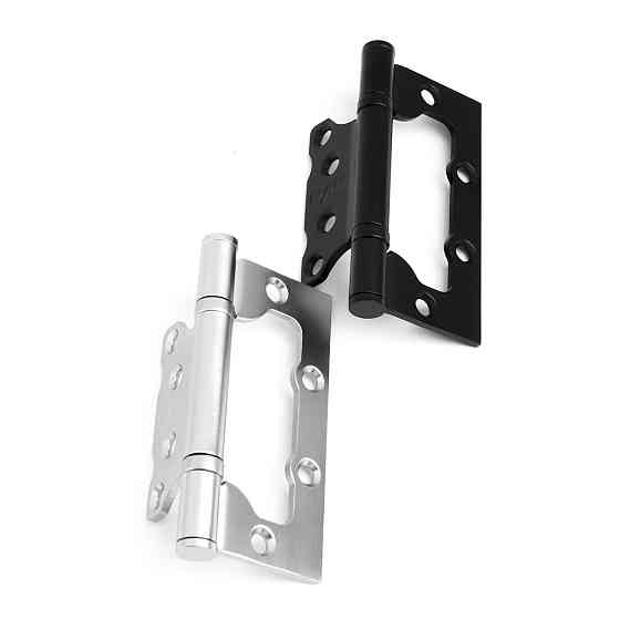 ЗАВИСА ДЛЯ ДВЕРЕЙ УНИВЕРСАЛЬНАЯ НЕВРЕЗНАЯ УСИЛИНА HB-100E SC САТИН ХРОМ Киев