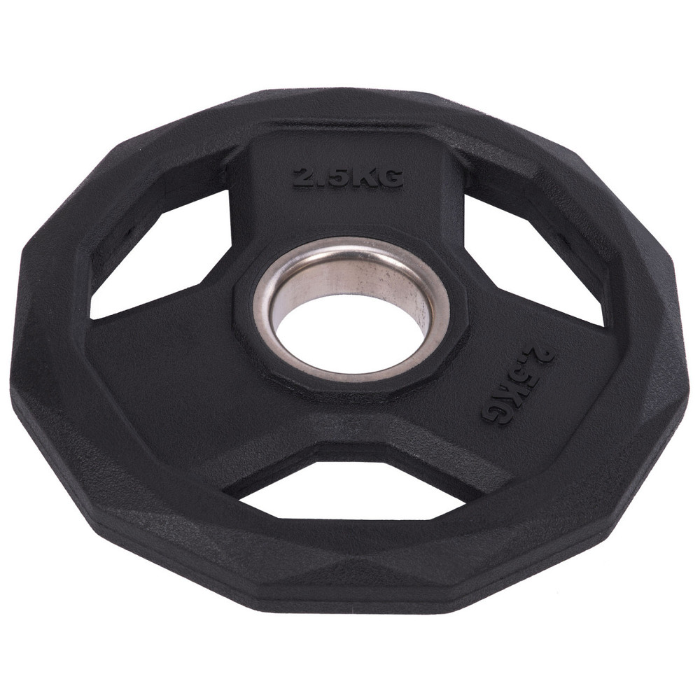 Блин (диск) полиуретановый 2.5 кг 51 мм KZ-3858-2_5 Киев - изображение 1