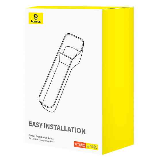 Автомобільний органайзер Baseus OrganizeFun Series Car Console Storage Organizer Frosted Gray Київ