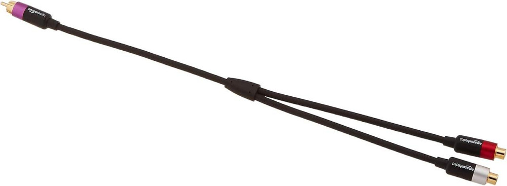 Аудіо адаптер RCA Y кабель 1 штекер → 2 гнізда 30,5 см для сабвуфера підсилювача Київ - фото 4