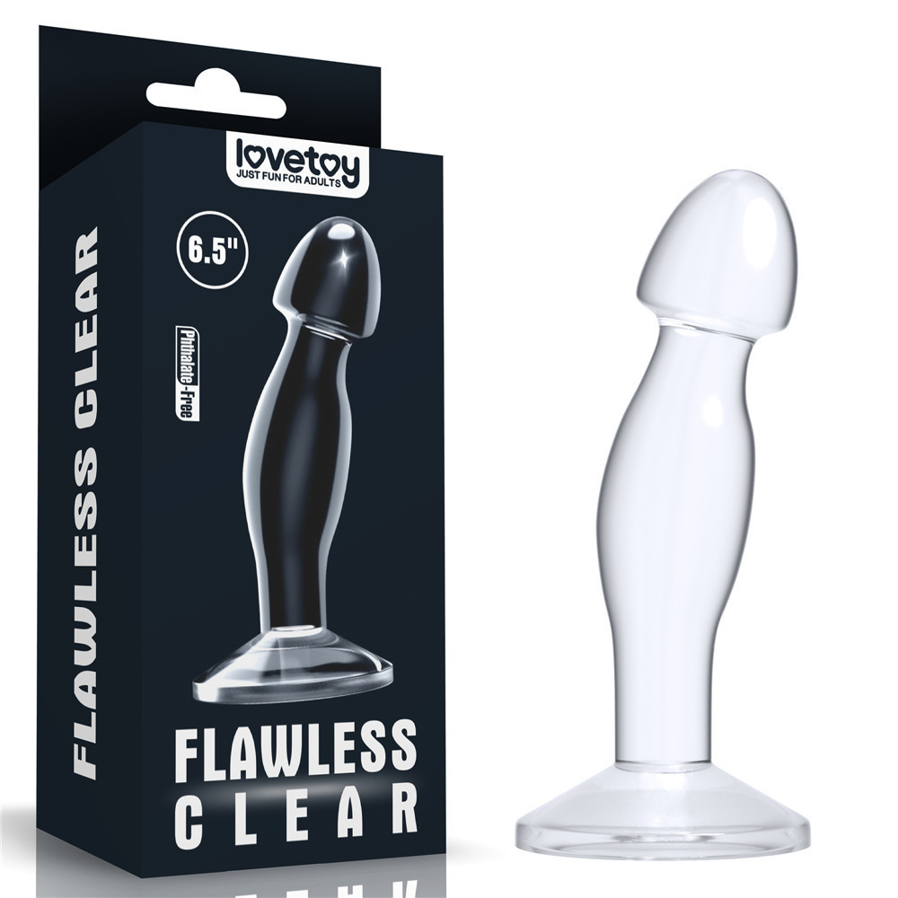Анальная пробка - Flawless Clear Prostate Plug 6.5