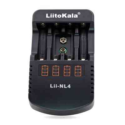 Зарядное устройство для аккумуляторов Liitokala 4 Slots, LED, Li-ion/Ni-MH/Ni-Cd/AA/ААA/AAAA/С (Lii-NL4) Винница