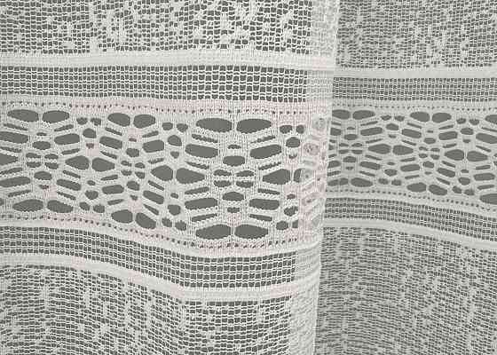 Тюль жакард, колекція "Bari" колір кремовий 1548т Київ