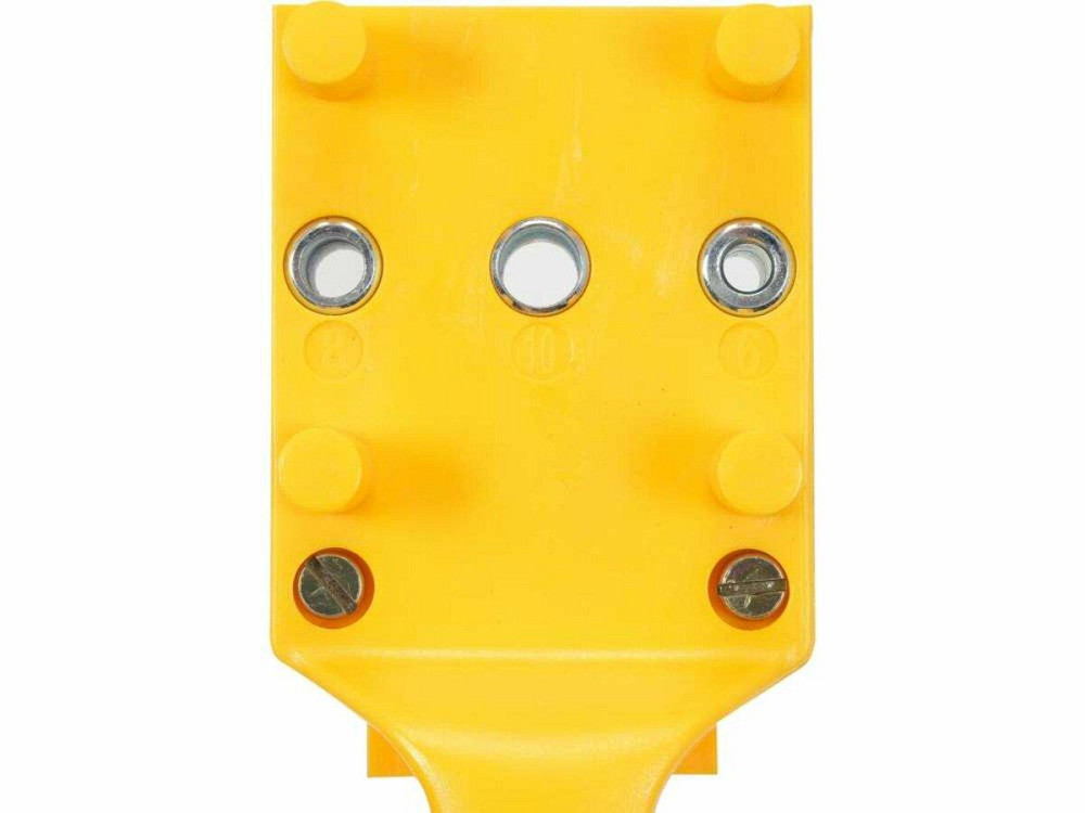 Шаблон для кілкових сполучень YATO з отворами Ø= 6, 8, 10 мм, 195х 70х 115 мм [50] Одеса - фото 4