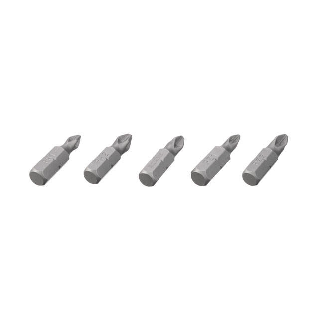 Набір викруткових насадок, PH1, PH2, PZ1, PZ2, 1/4"×25 мм, ACR, S2, 5 од., STORM Львів - фото 2