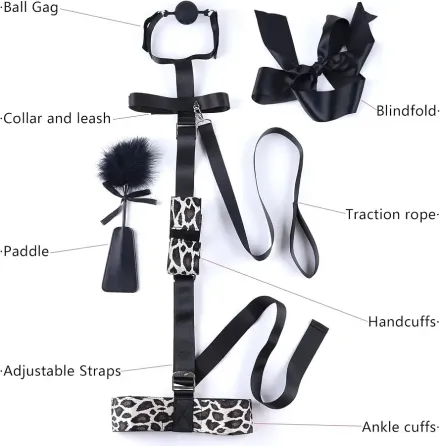 БДСМ-набор LOCKINK YEAHWOW Armbinder Restraint Set Black Львов