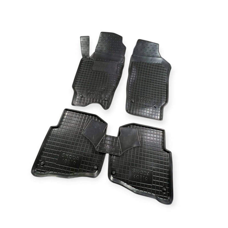 Коврики салона автомобиль Шкода Fabia (2000-2007) борт 2,5 см, с перемычкой Мукачево - изображение 1