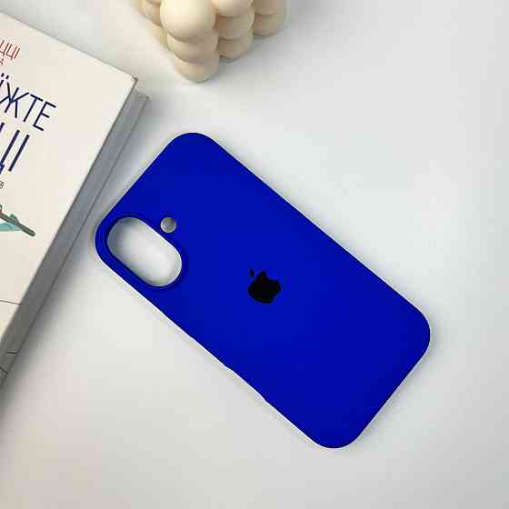 Чохол Silicone Full Case для iPhone 16, Синій Київ