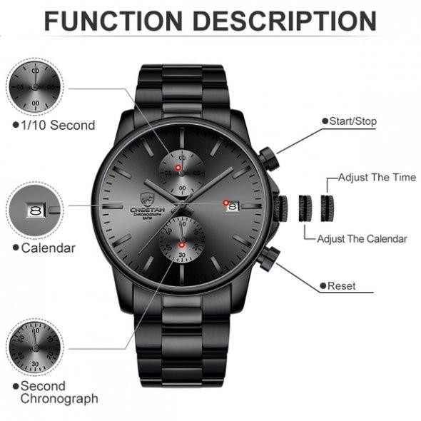 Мужские наручные часы Cheetah Mars Black Винница - изображение 6