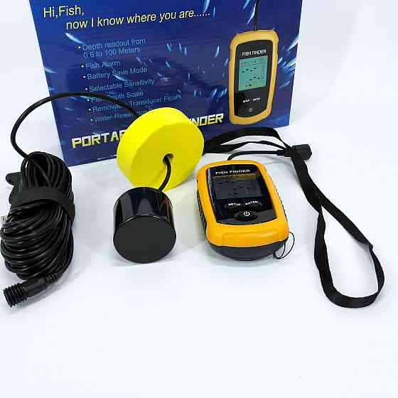 Эхолот портативный Fish Finder до 100м сонар портативный универсальный RO-38 Львов