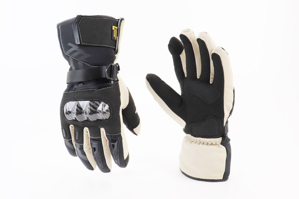 Перчатки мотоциклетні, теплі XL-Чорно-Білі Киев - изображение 1