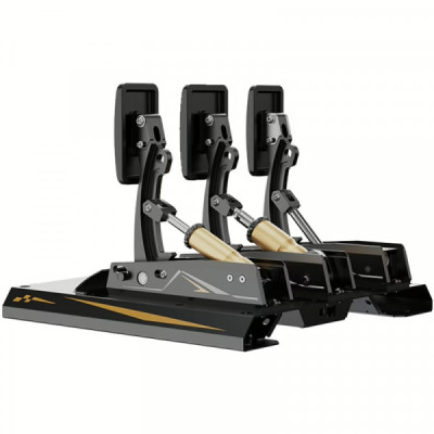 Педали игровые MOZA Racing CRP2USB тензодатчик 200 кг карбонова підставка Black (RS066_Moza) Винница - изображение 3