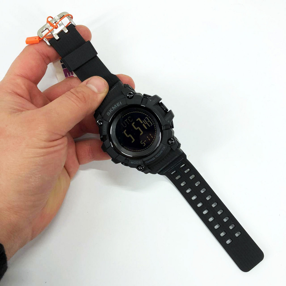 Водонепроникний годинник для риболовлі, Чоловічий водостійкий спортивний тактичний наручний годинник KN-73 Львів - фото 2