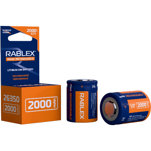 Акумулятор Rablex 26350, 2000 mAh Li-ION 3.7v Дніпро - фото 1