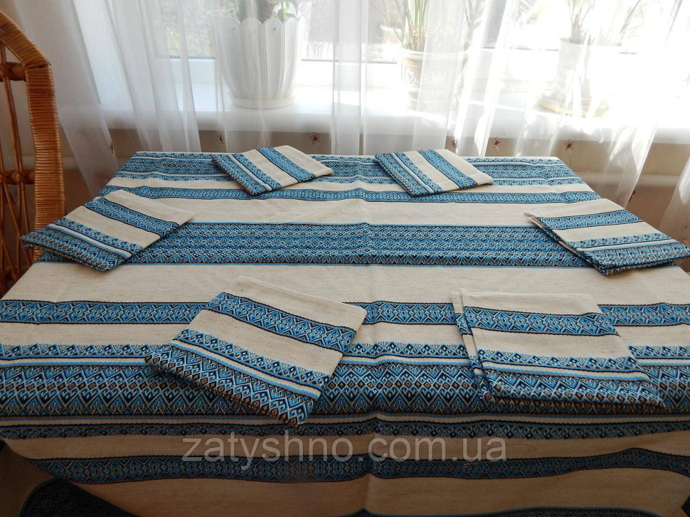 Скатертина з серветками на подарунок за кордон Київ - фото 5