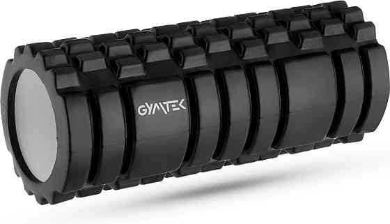 Массажный ролик Gymtek для йоги и фитнеса EVA 33*14см черный Киев