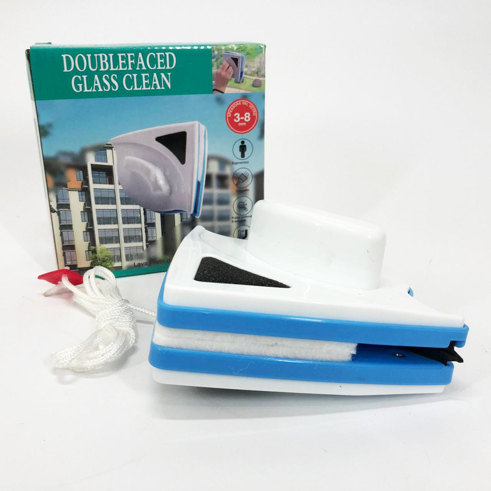 Щетка магнитная для мытья стекол с двух сторон Doublefaced Glass Clean CP-31 Львов - изображение 15