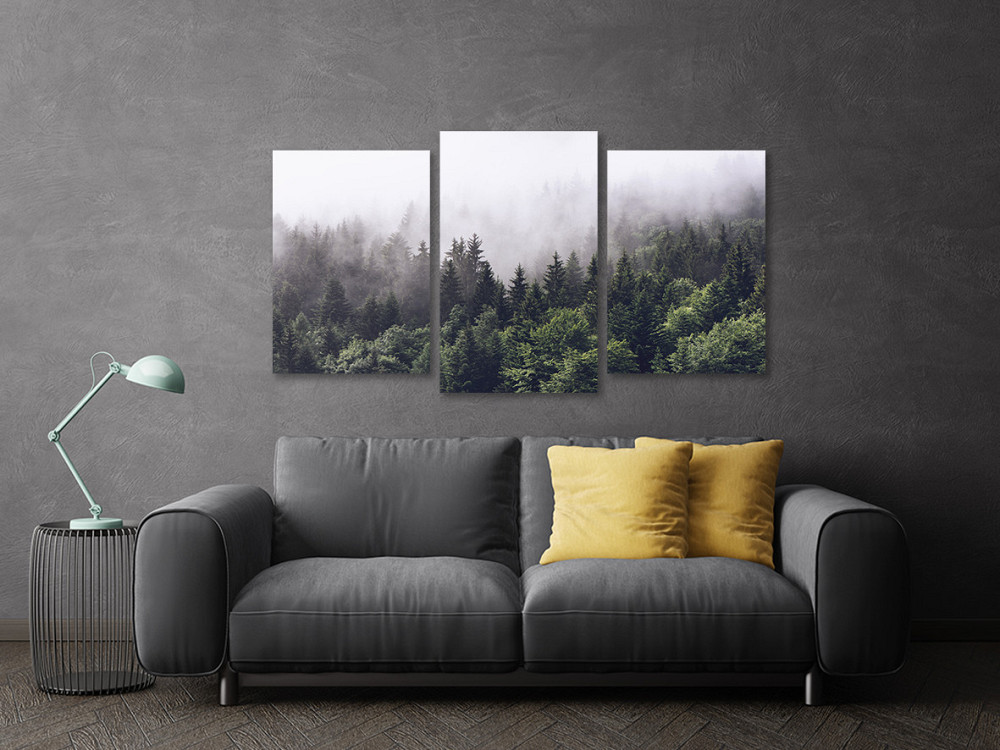 Модульна картина у вітальню/ спальню Ліс в тумані Art-514_3 Київ - фото 3