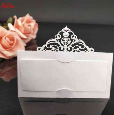 Гостьові посадочні картки 10 штук 90 на 45 мм білий Київ