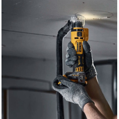Фрезер DeWALT 18V, XR Li-Ion, 26000об/хв, цанга 3.2-6.4мм, 0.79кг (без АКБ та ЗП) (DCE555N) Вінниця - фото 2