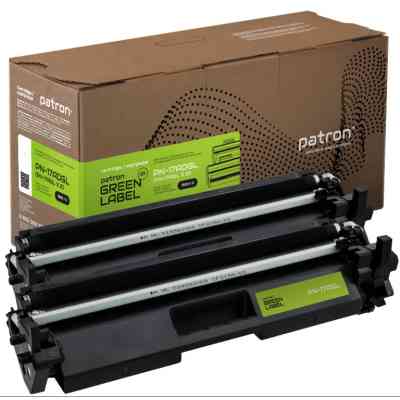 Тонер-картридж Patron HP 17A (2*CF217A) Green Label (PN-17ADGL) Винница