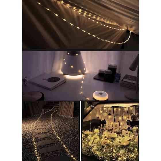 Кемпінговий ліхтар-гірлянда NexTool Milky Way, біла (10 метрів) Рівне