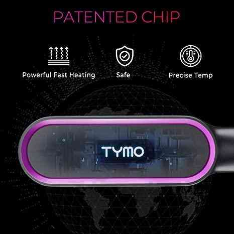 Щетка-расческа выпрямитель TYMO Ring Hair Straightener Comb для волос | Керамическая щетка Anti-Scald 210°C, 5 режимов, быстрый Киев
