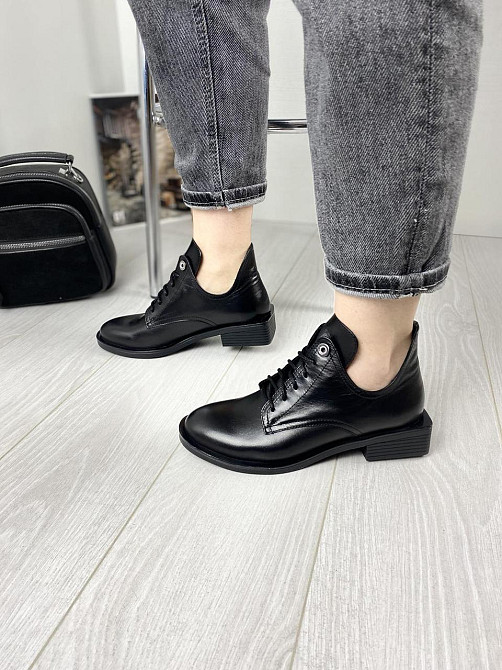 SOTHBY'S Ботильйони жіночі Sothby's чорні натуральна шкіра 36р. (M-1203 3190) Коломыя - изображение 4