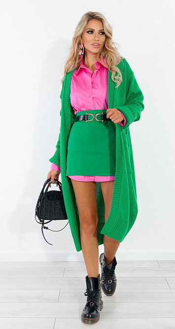 Полегшений кардиган із кишенями (48-52) Київ - фото 1